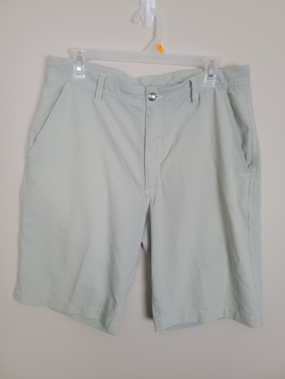FootJoy Performance Golf Shorts Houndstooth Mens 34 Green White